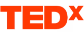 TEDx logo in bold red letters.