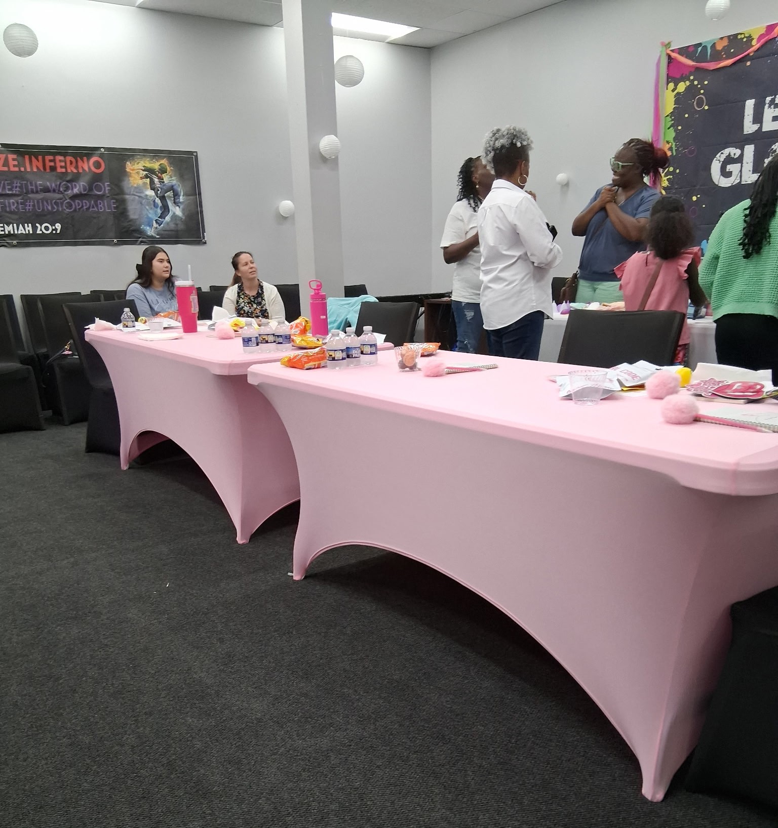 G2B Workshop Picture - Girls sitting in classroom setting