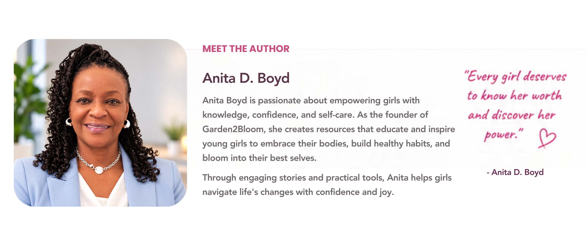 Author section