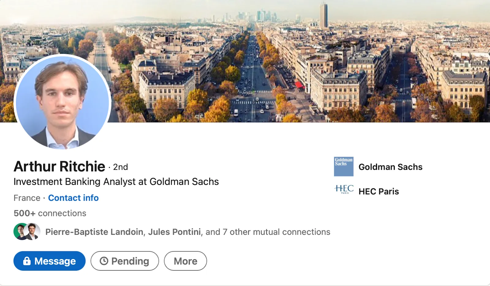 A screenshot of a web page with a picture of a city in the background.