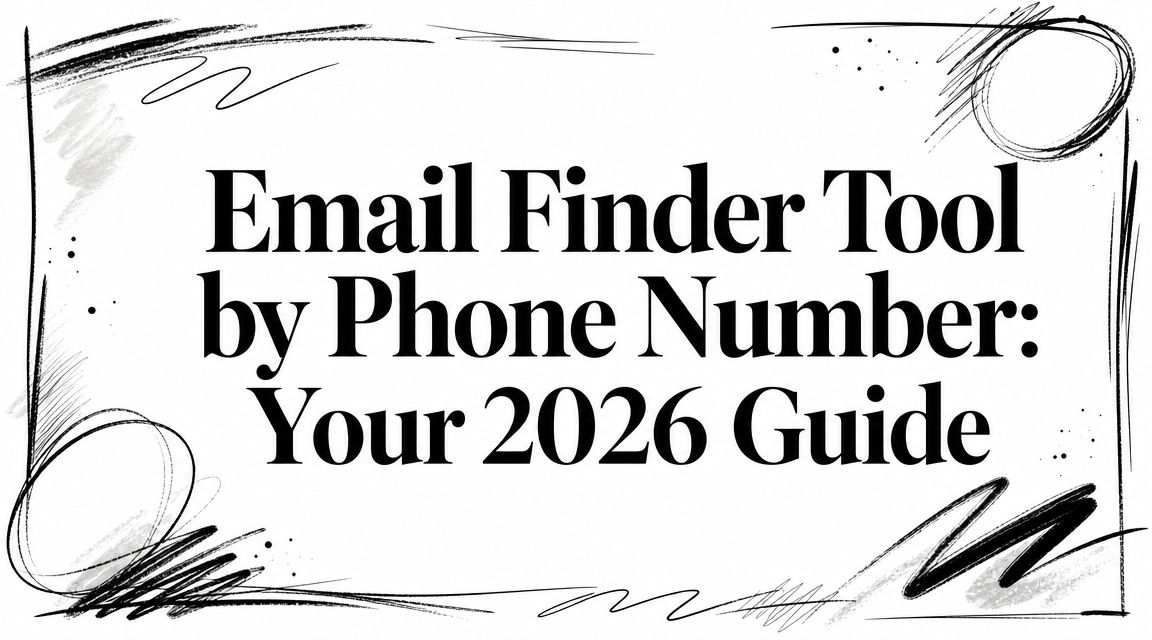 Email Finder Tool by Phone Number: Your 2026 Guide