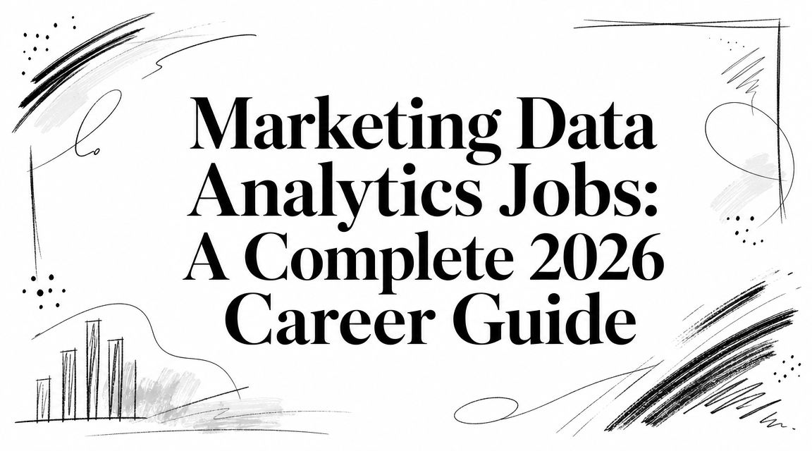 Marketing Data Analytics Jobs: A Complete 2026 Career Guide