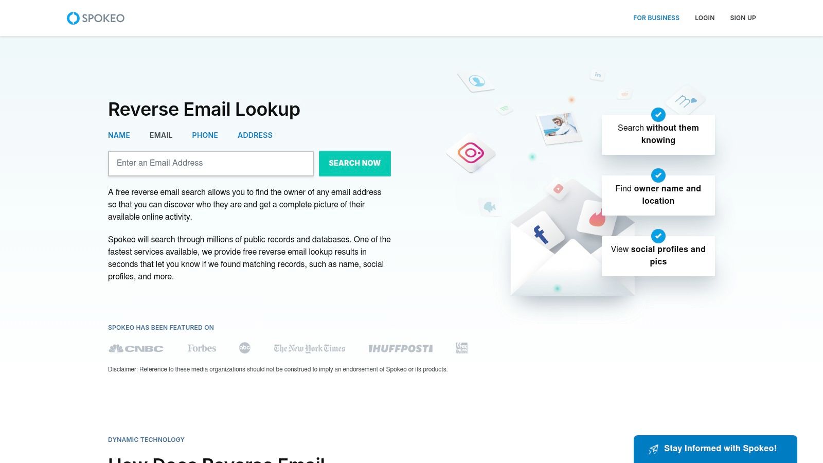 Spokeo – Reverse Email Lookup (free preview)