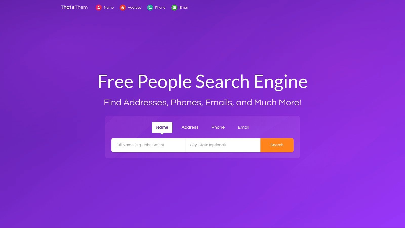 That'sThem – Reverse Email Lookup