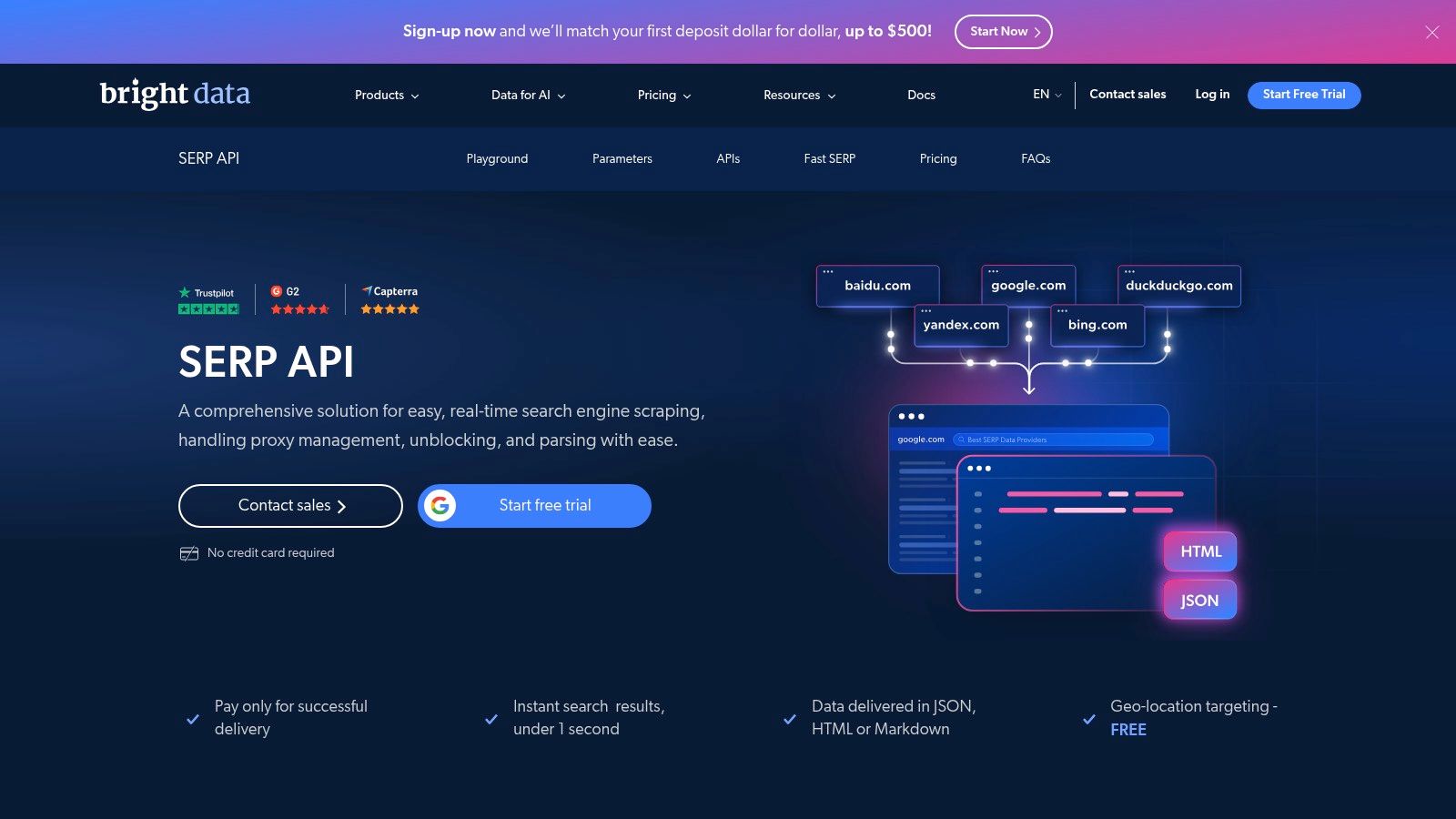 Bright Data, SERP API