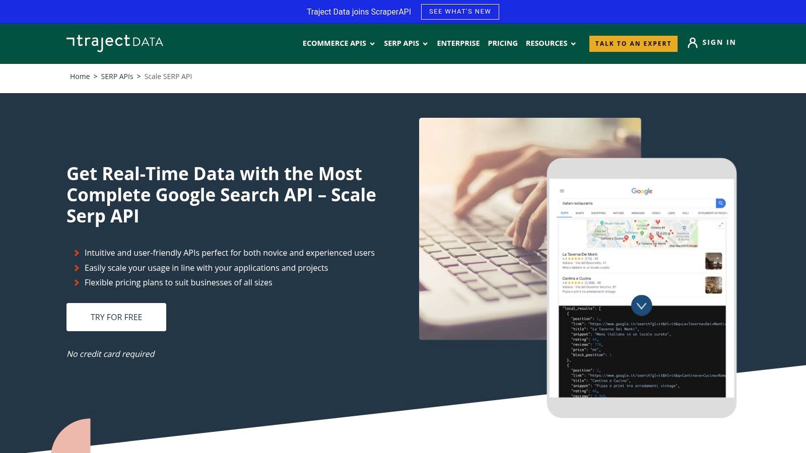 Scale SERP (by Traject Data)