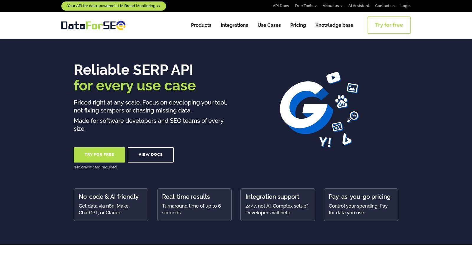 DataForSEO, SERP API