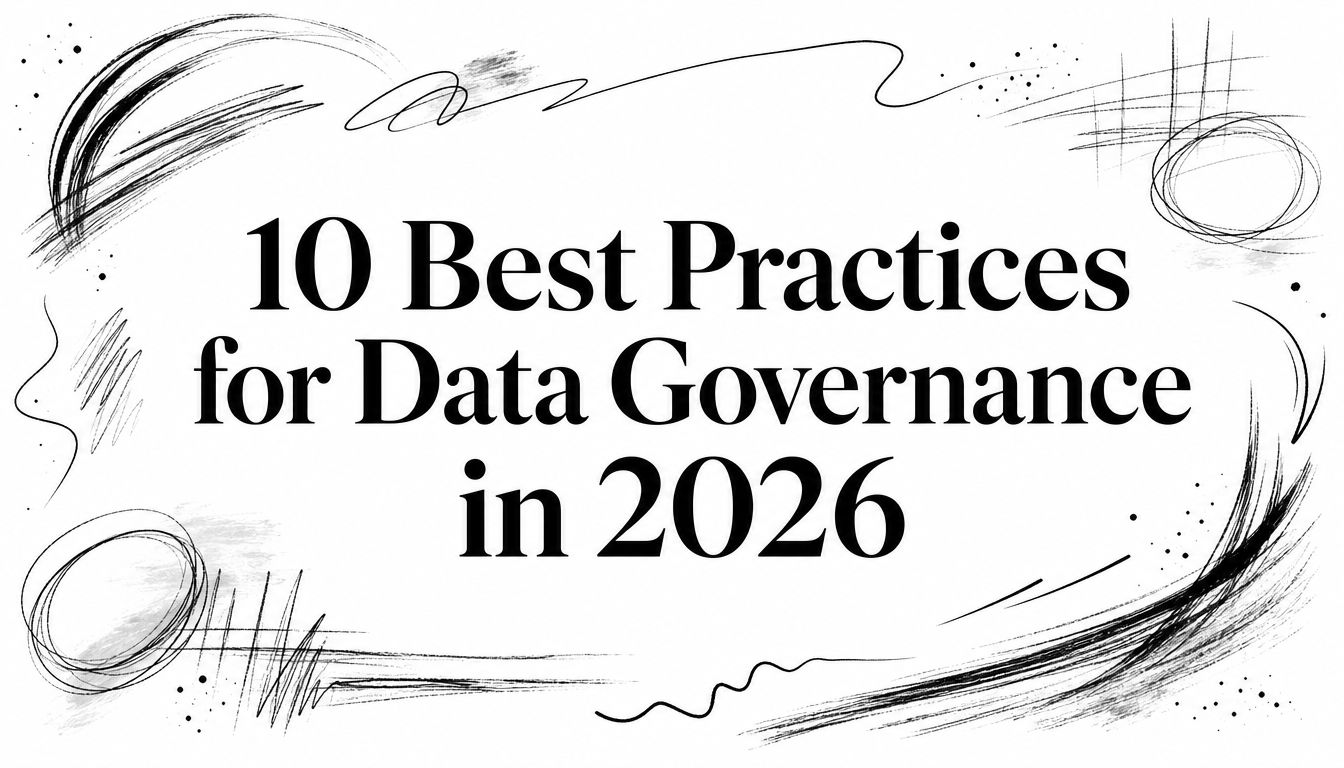10 Best Practices for Data Governance in 2026