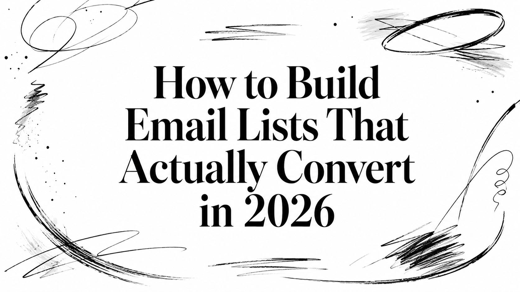 How to Build Email Lists That Actually Convert in 2026