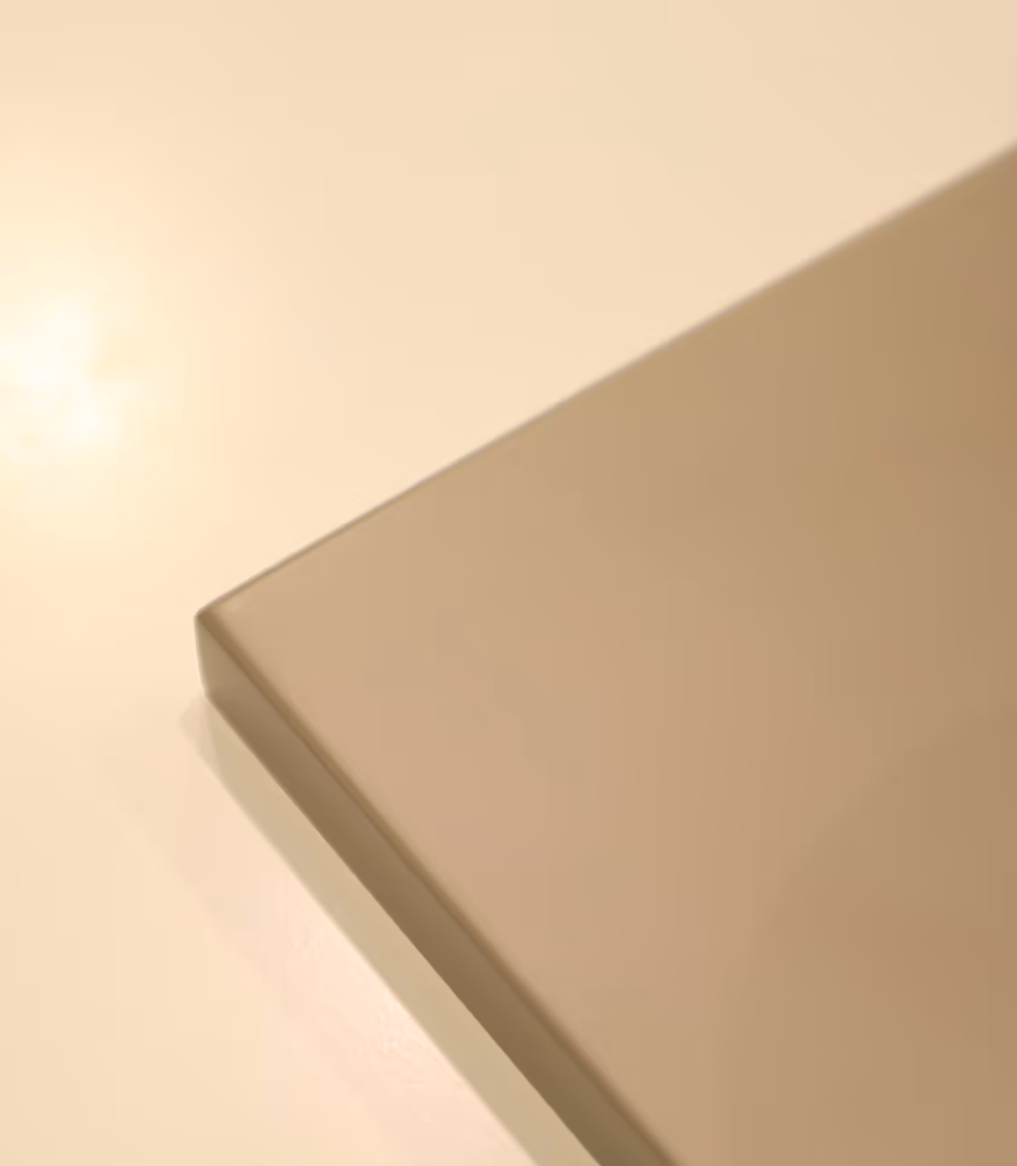 MDF pigmented finish