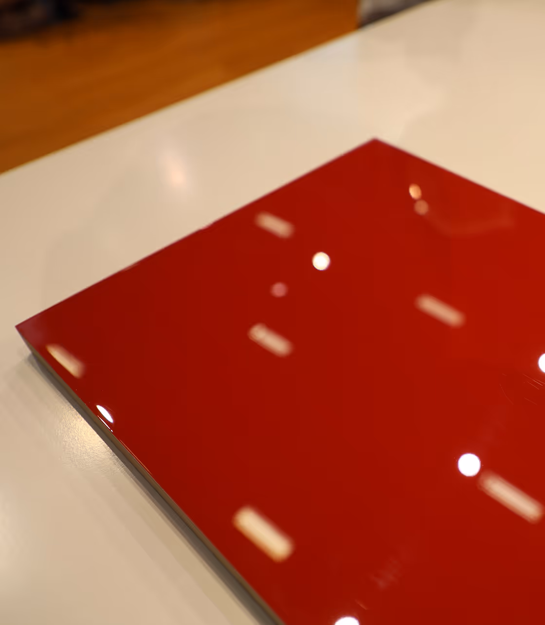 MDF pigmented finish