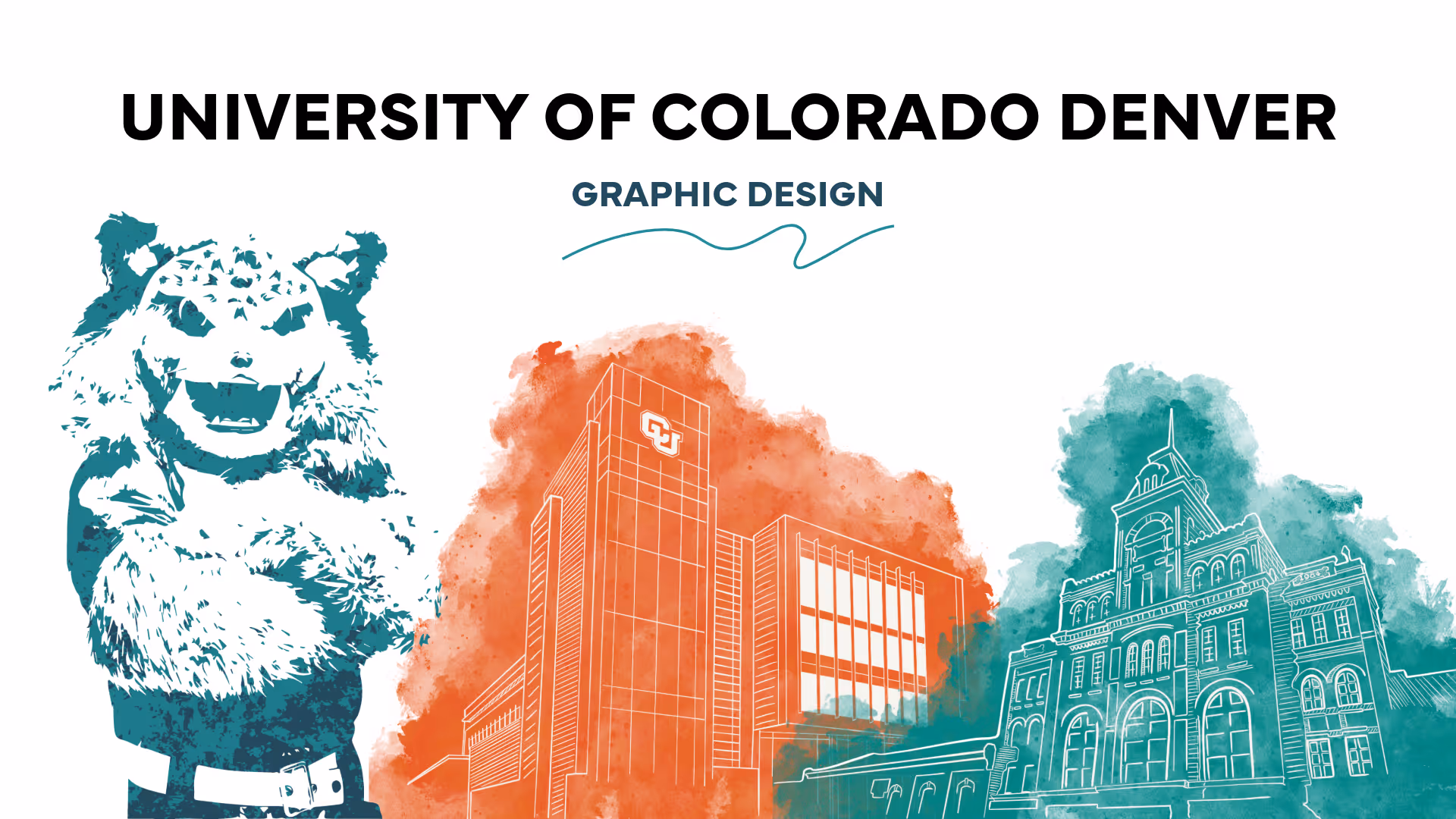 CU Denver Graphic Design project cover image showcasing creative visual design solutions for university events and promotions.