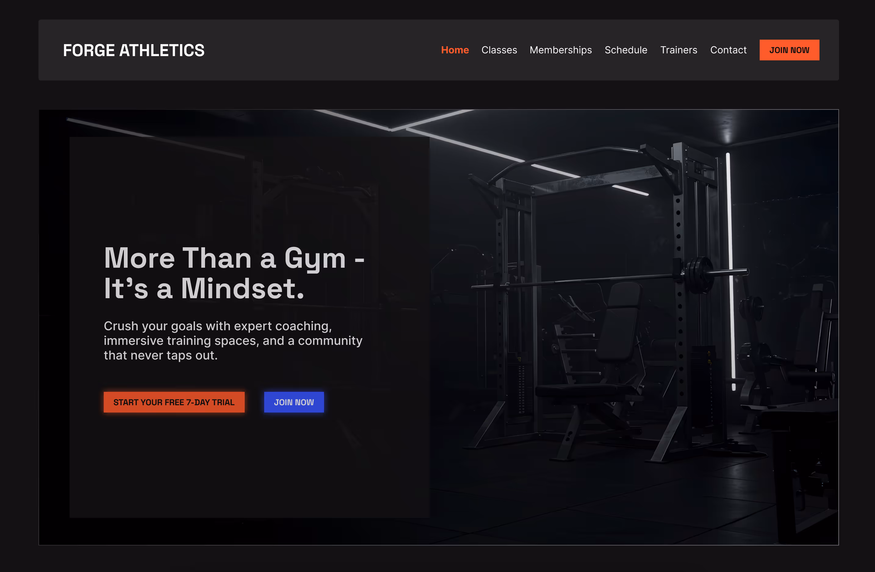 Forge Athletics project cover image