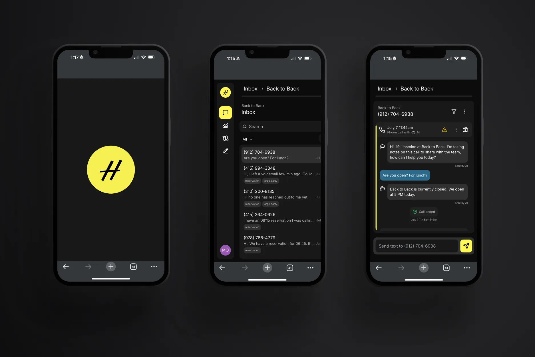 Hostie mobile app