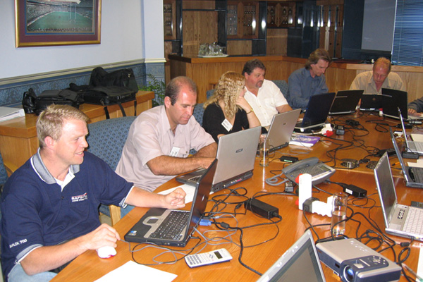 Training in Johannesburg 2004