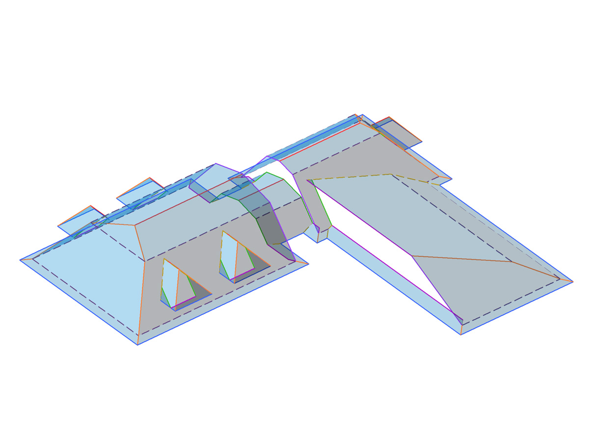 3D roof model in Roof Wizard