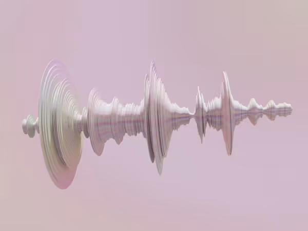 Sound waves into a 3d shape