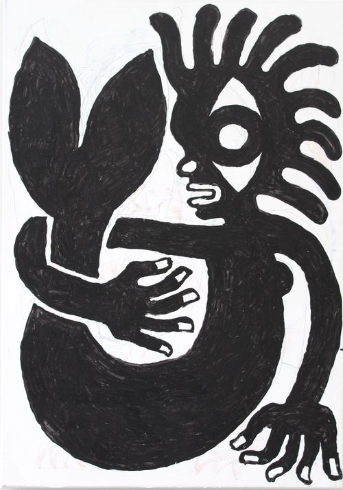 Ik sprong met haar mee