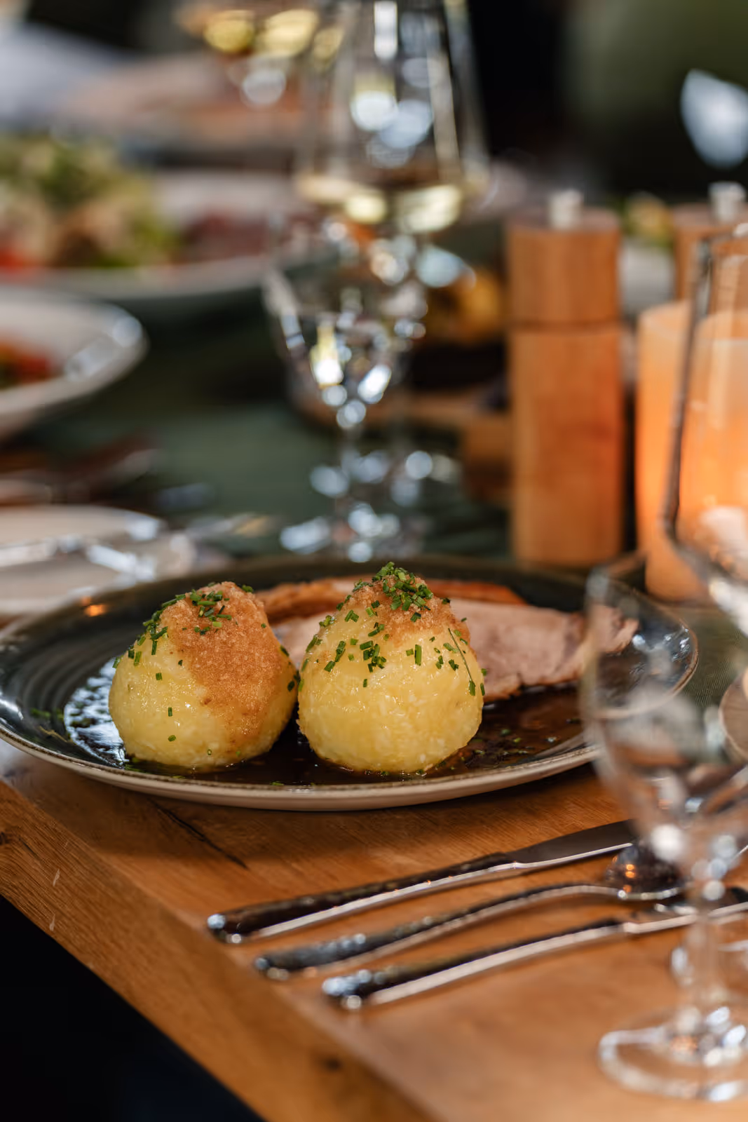 Gefüllte Erdäpfelknödel
