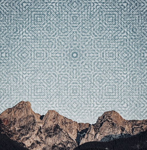 Soothing frequency artwork created for breathwork and meditation sessions