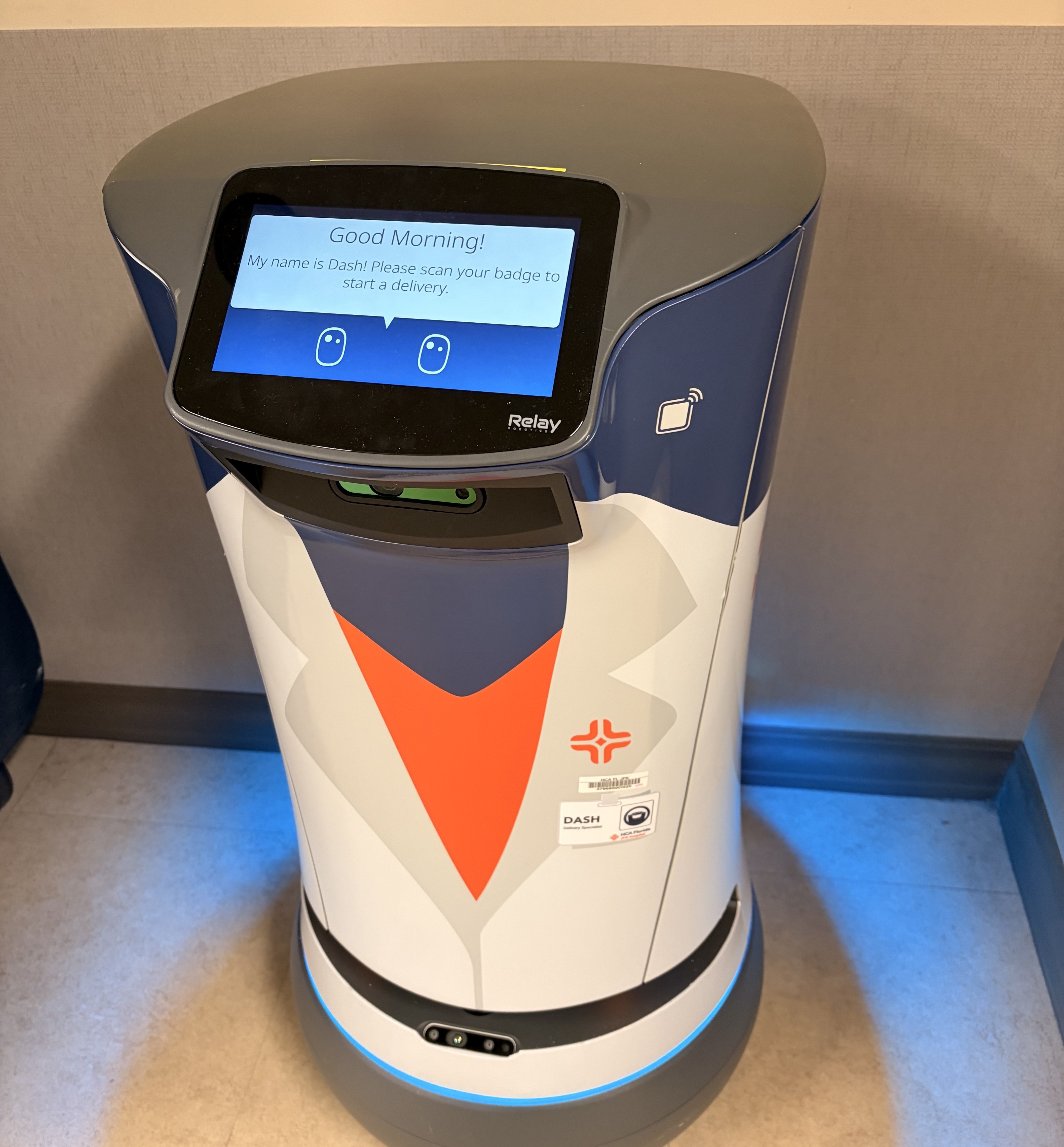 Relay Robotics Brings Autonomous Delivery to HCA Florida JFK Hospital