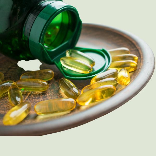 Fish oil tablets