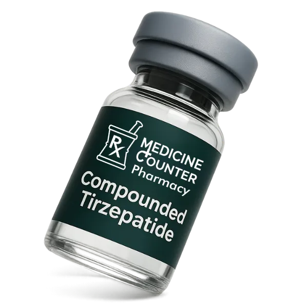 compounded Tirzepatide injection vial 