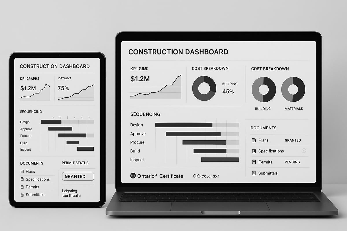 Key Features of an Effective Construction Dashboard