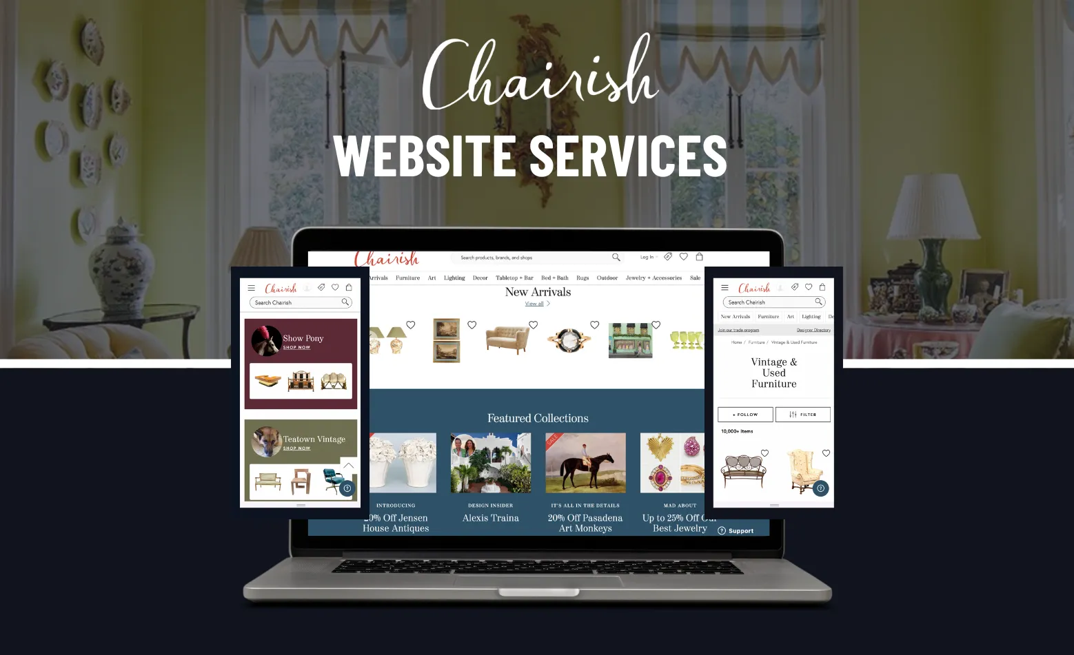 [digital project] social media ad as the entire background