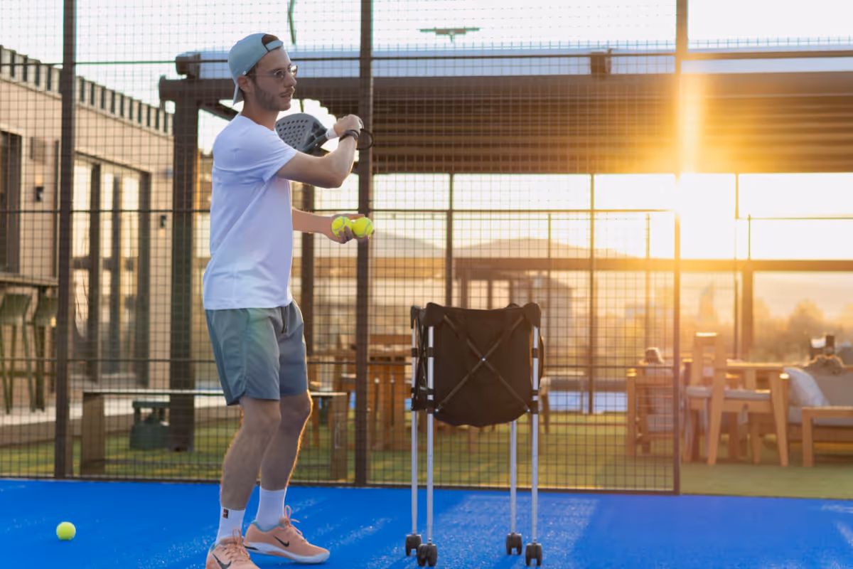 Image Showcasing The Orange Padel Urla Facility