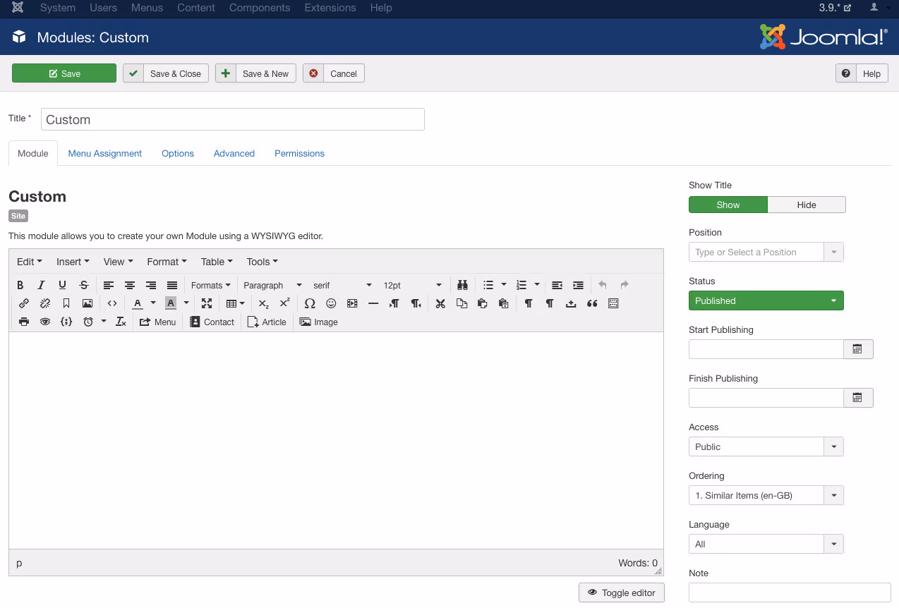 screenshoot-joomla-panel-modules:custom