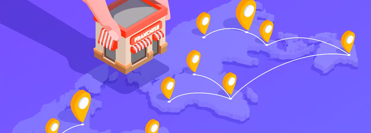 Conversion-optimized store locator map featuring shop pinpoints and call-to-action locations