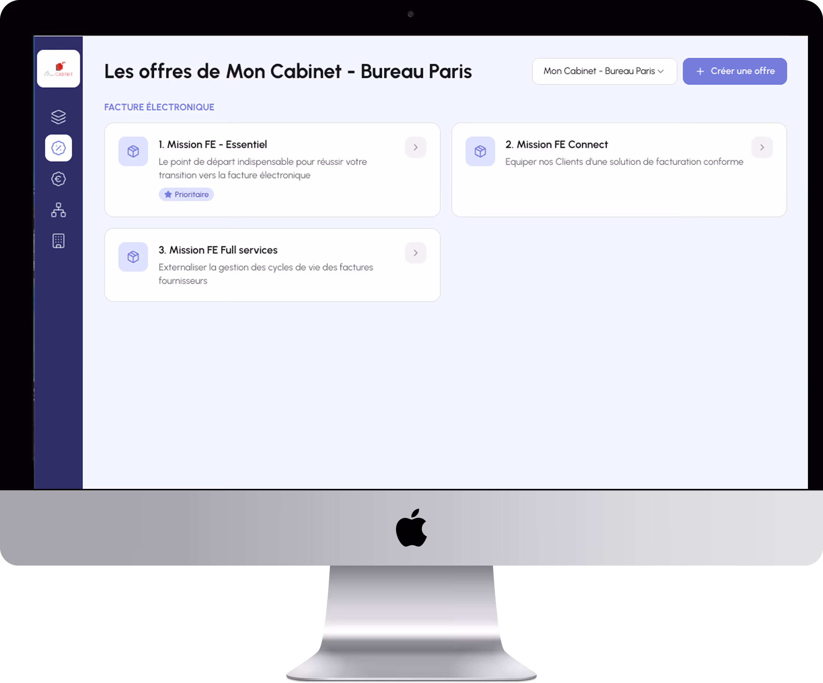 Dashboard mockup