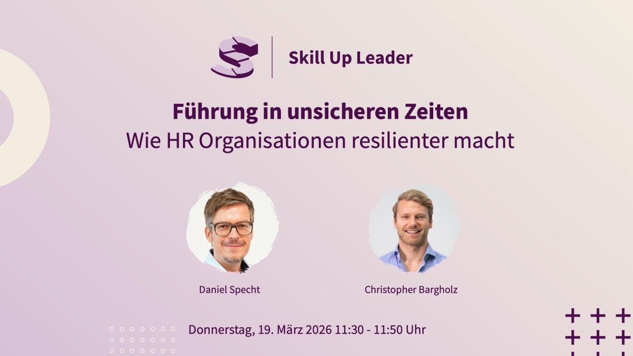 Skill Up Leader Webinar Chris Bargholz und Daniel Specht
