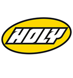 Bold yellow text spelling 'HOLY Energy' with black outline on a light purple background.