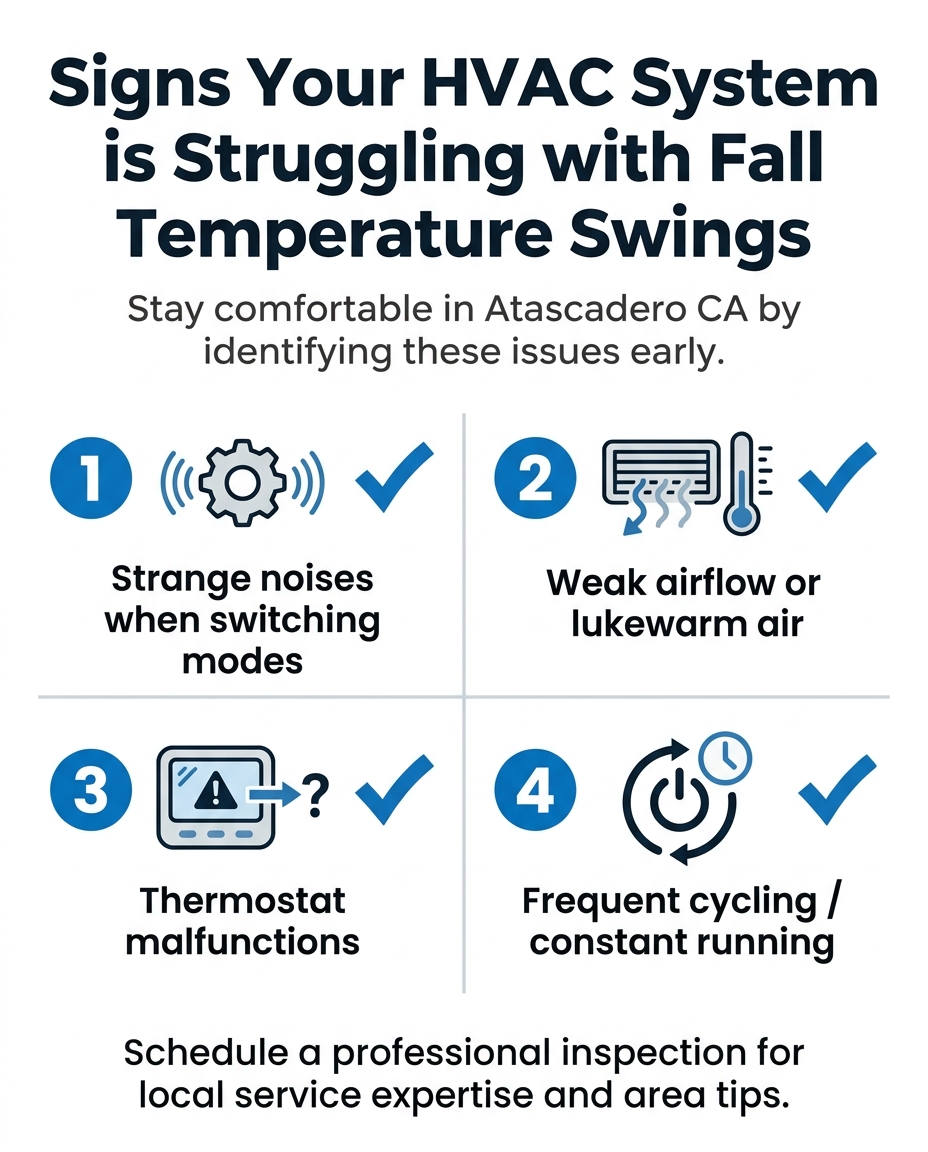 Signs Your HVAC System is Struggling with Fall Temperature Swings