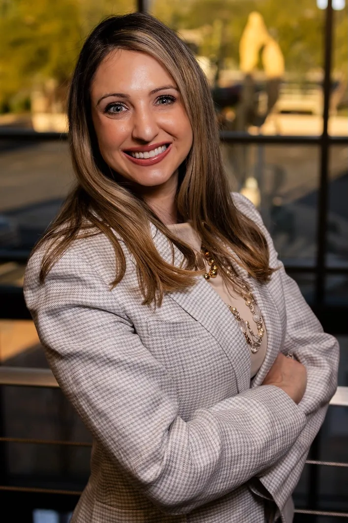 Close up of Scottsdale attorney at law Shauna Schmeisser.