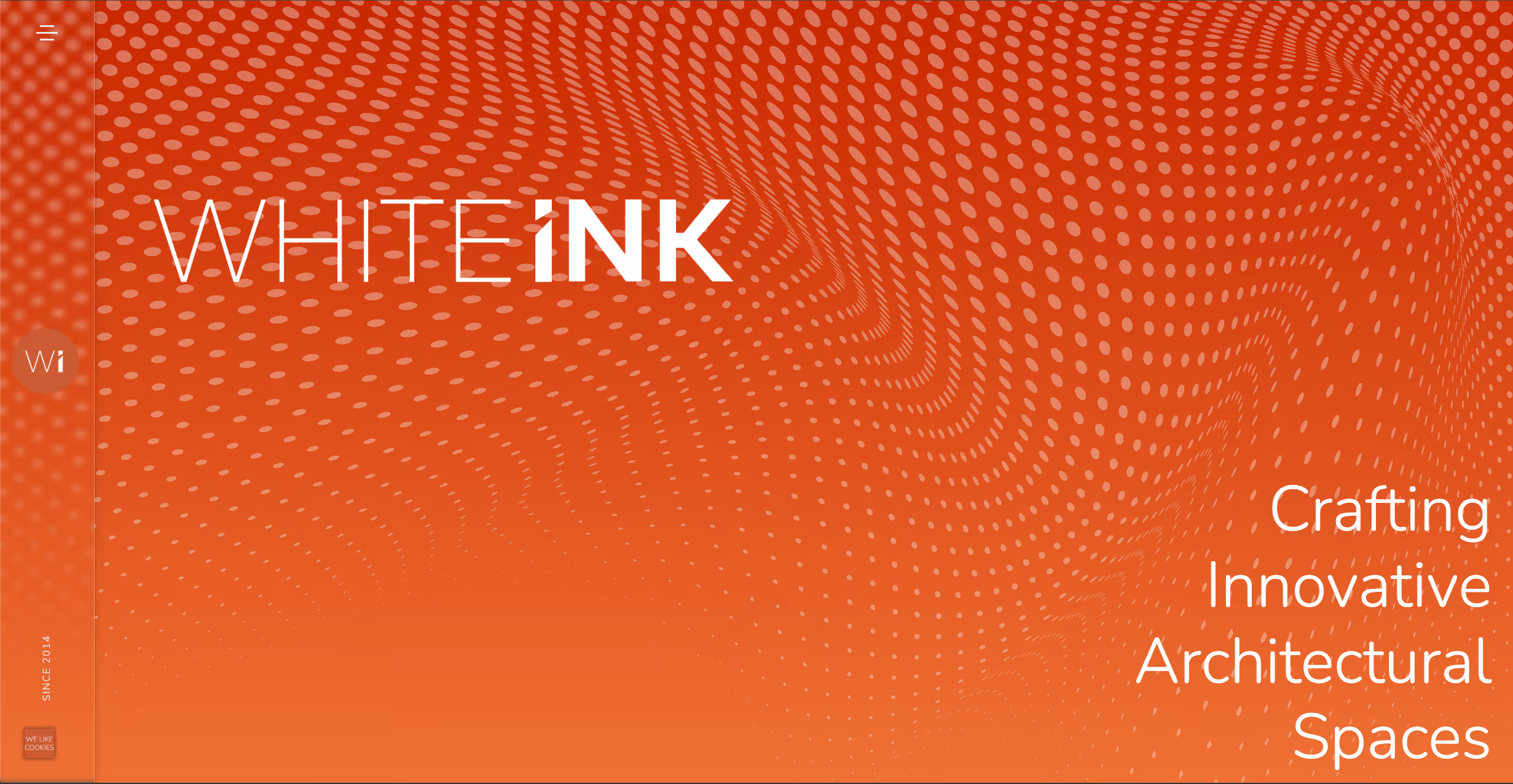 Screenshot der Seite von White Ink