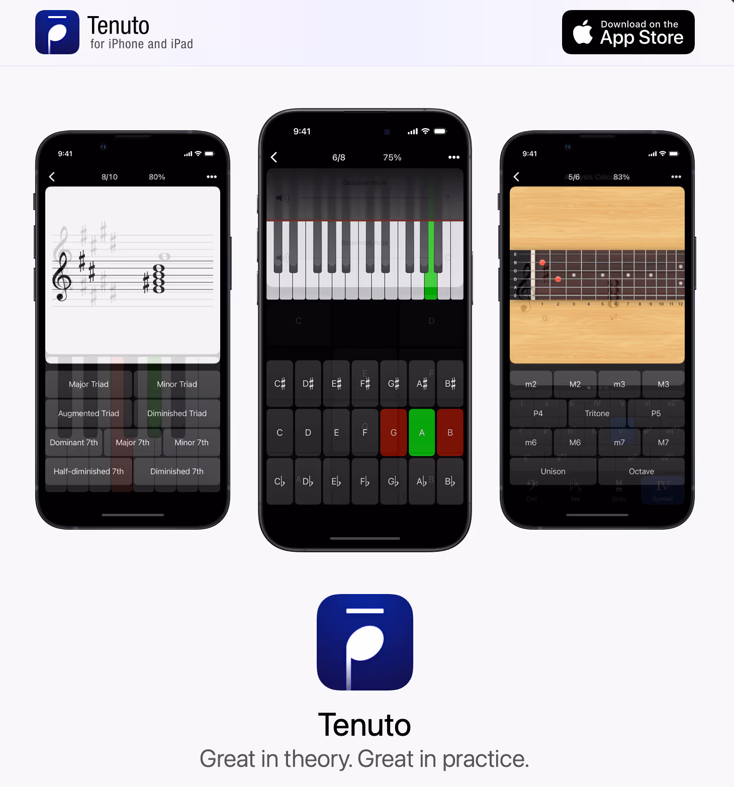 Tenuto App App Store Picture