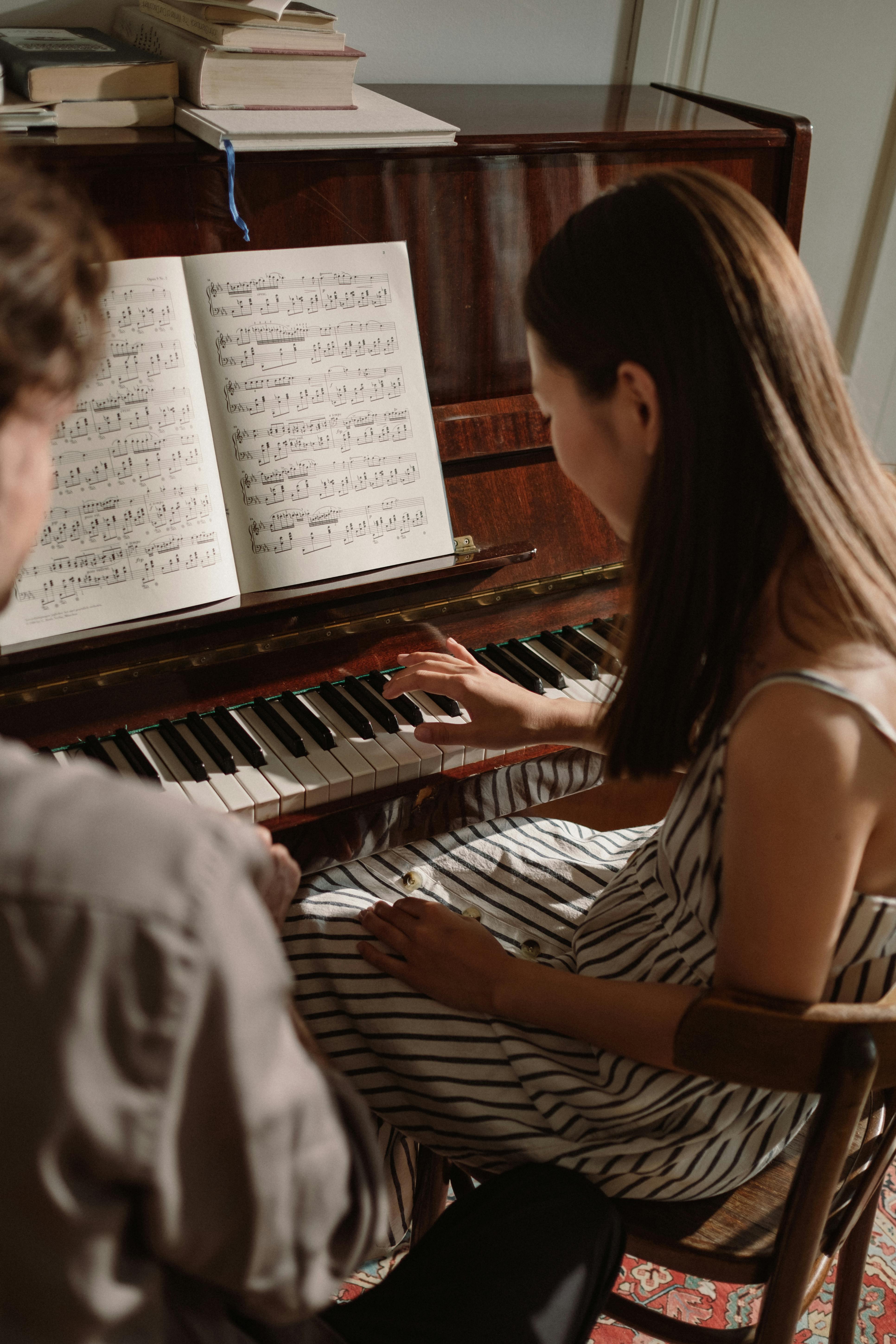piano teacher lessons with adult student