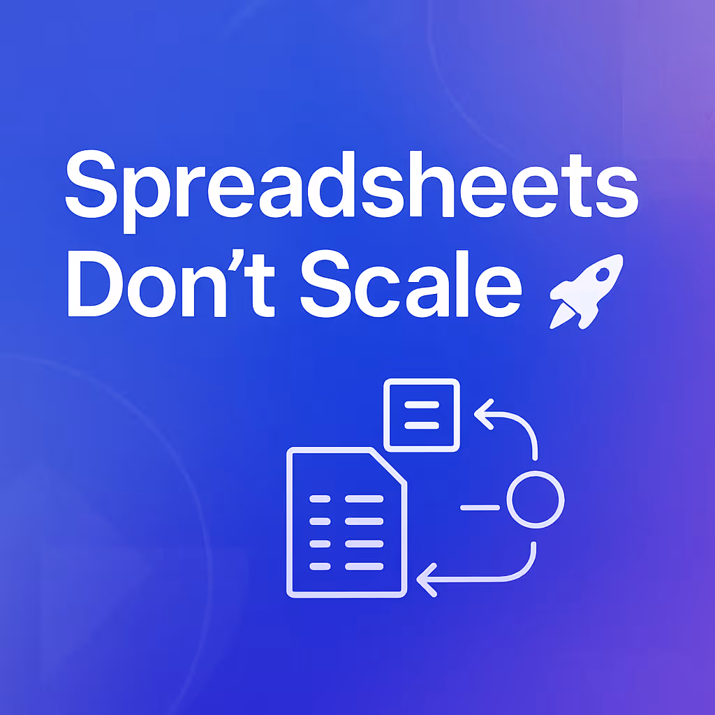 Spreadsheet vs Partner Management  – Krutva