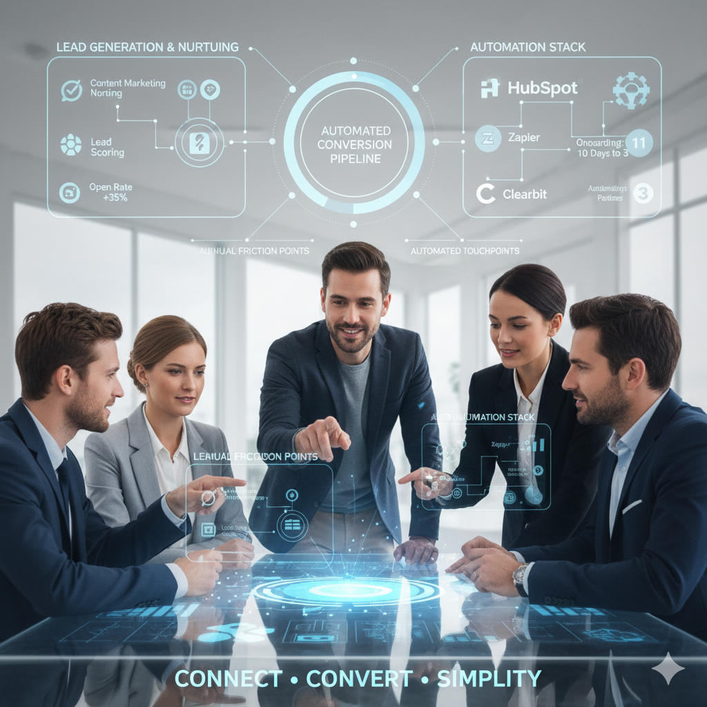 SaaS business development automation tools and setup