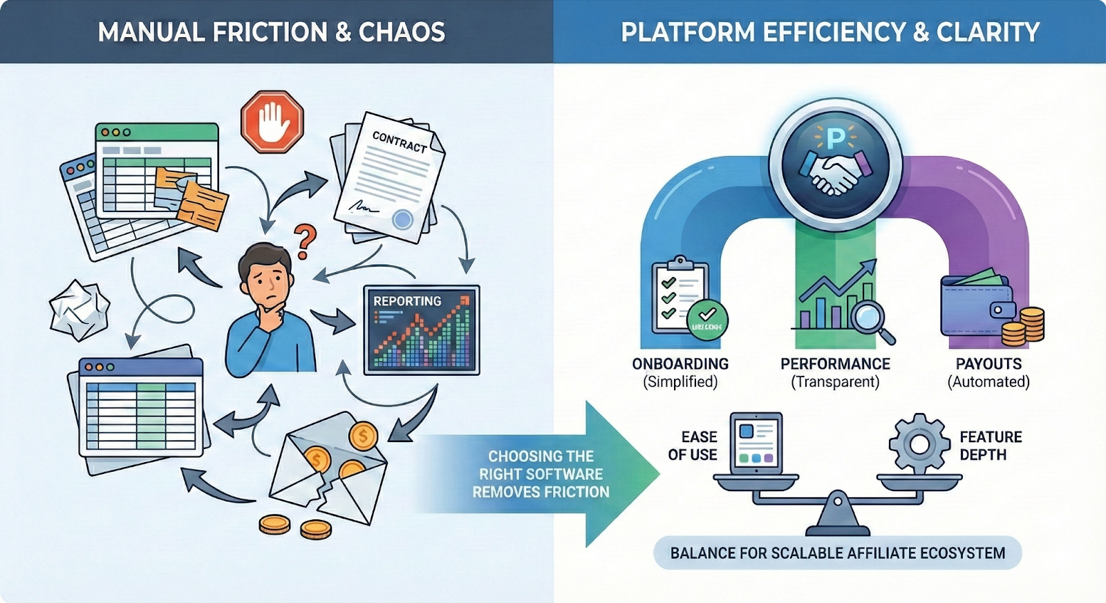Steps to automate SaaS affiliate management