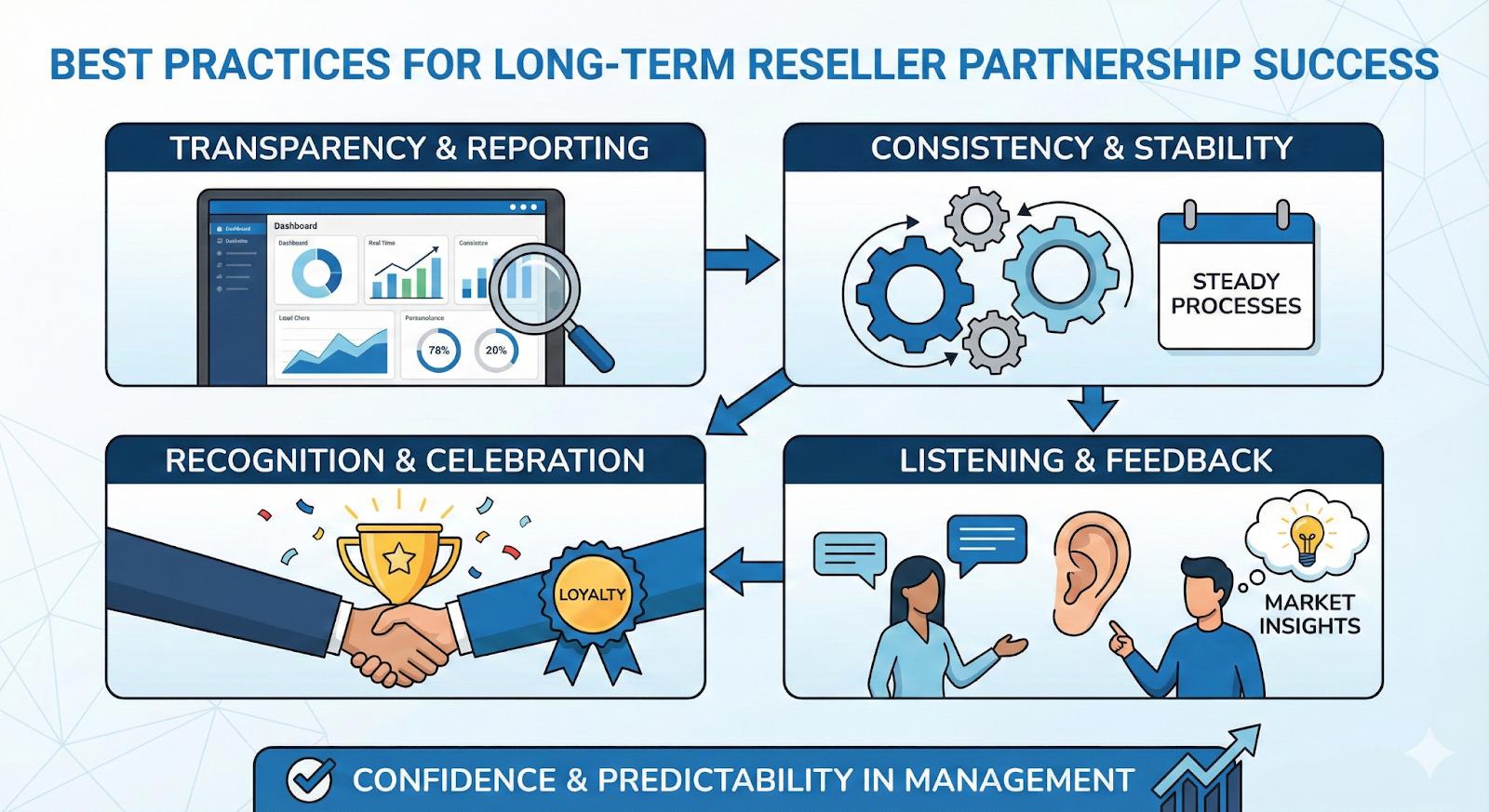Best practices to manage reseller partnerships