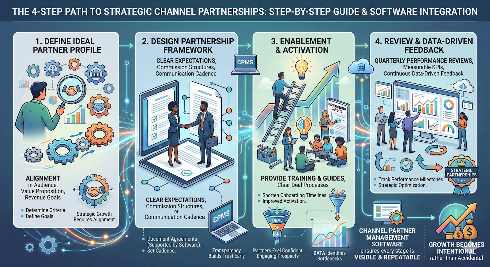 step by step guide to channel partner management