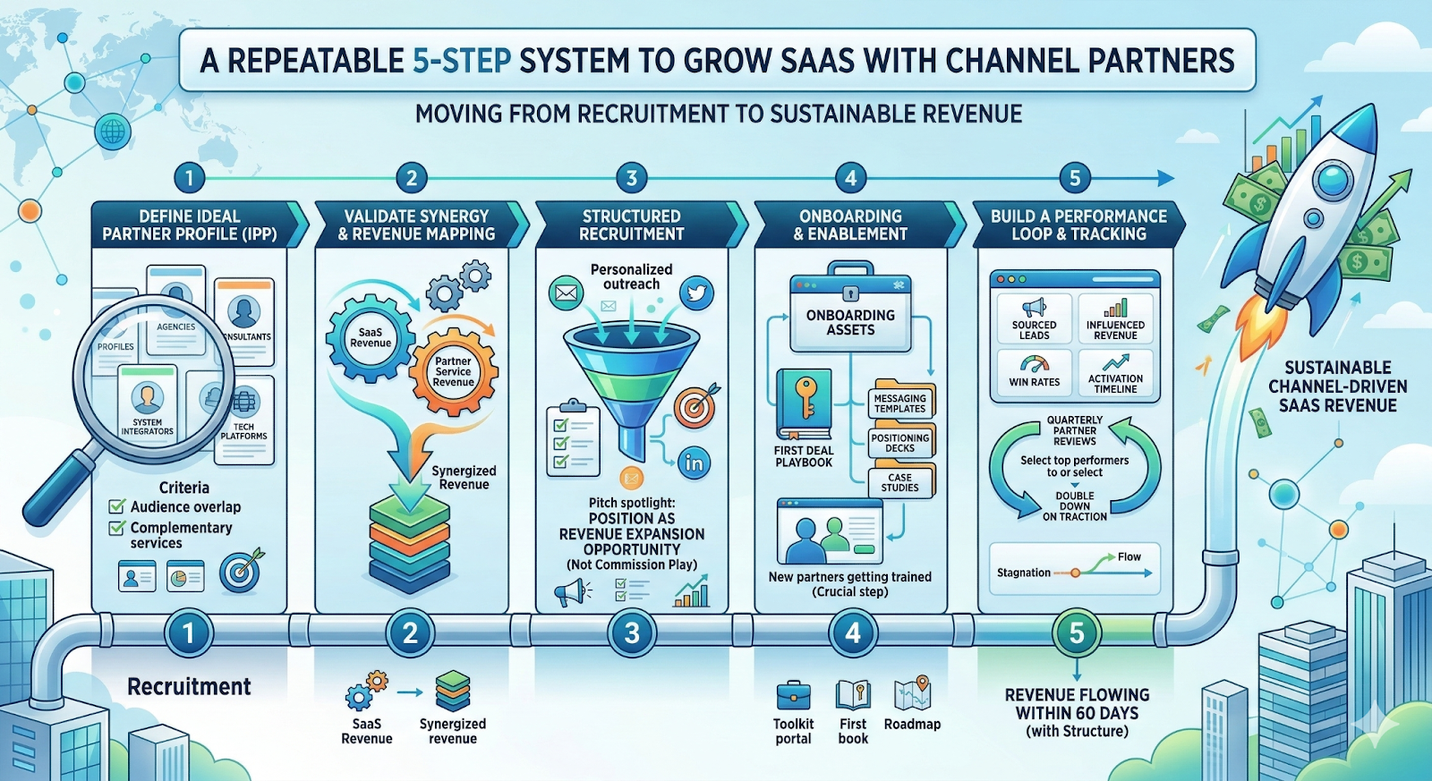 Steps to grow SaaS with channel partners