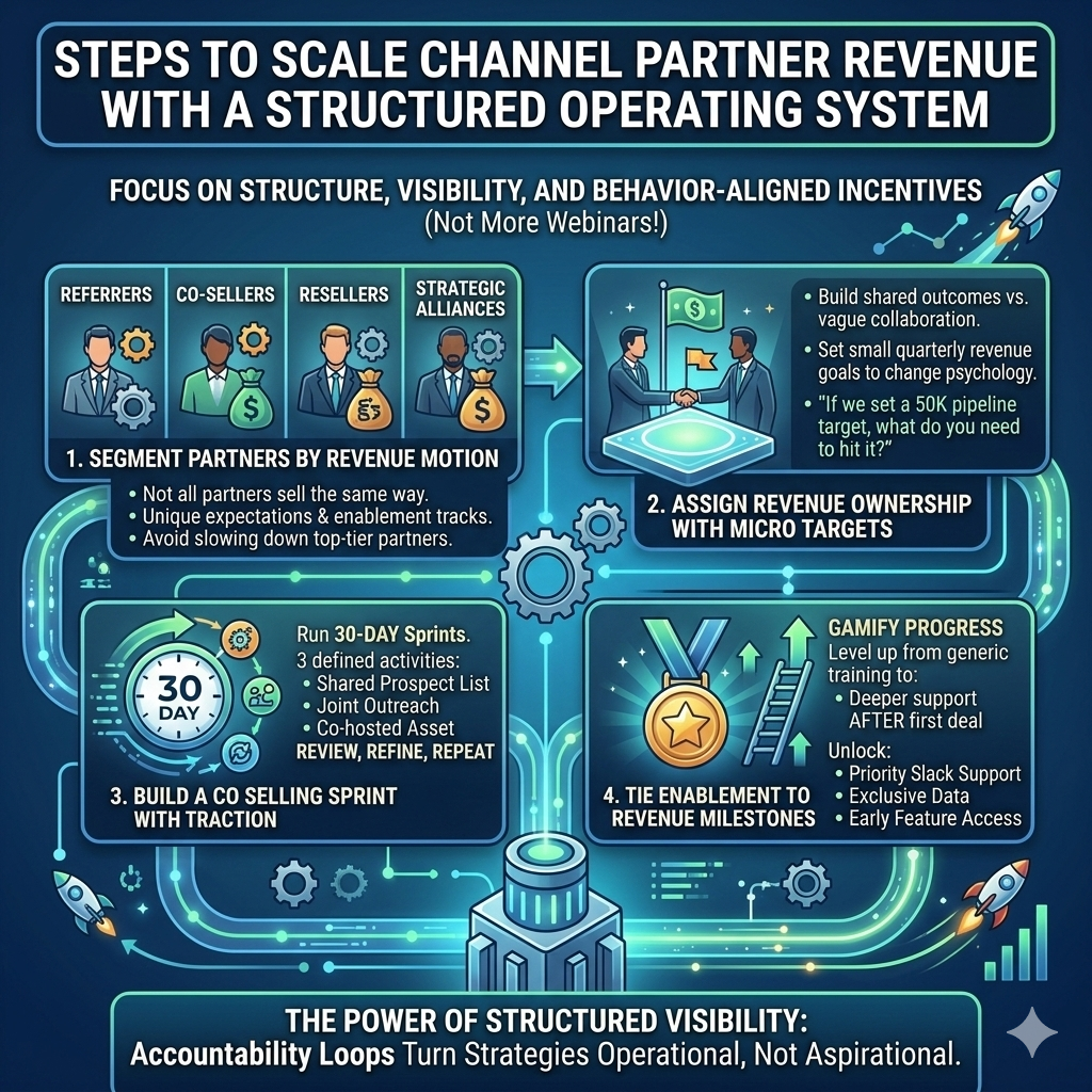 Steps to scale channel partner revenue