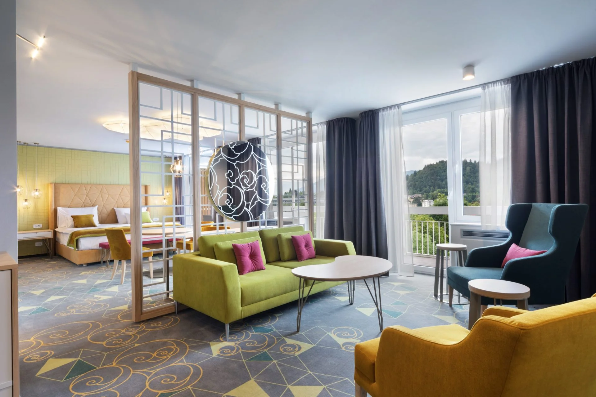 Bled Rose hotel lounge room