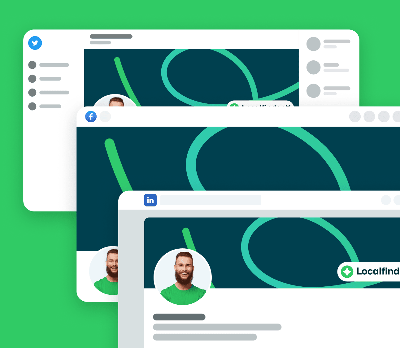 Localfinder X - Social Media Assets - Service Marketplace Webflow Template