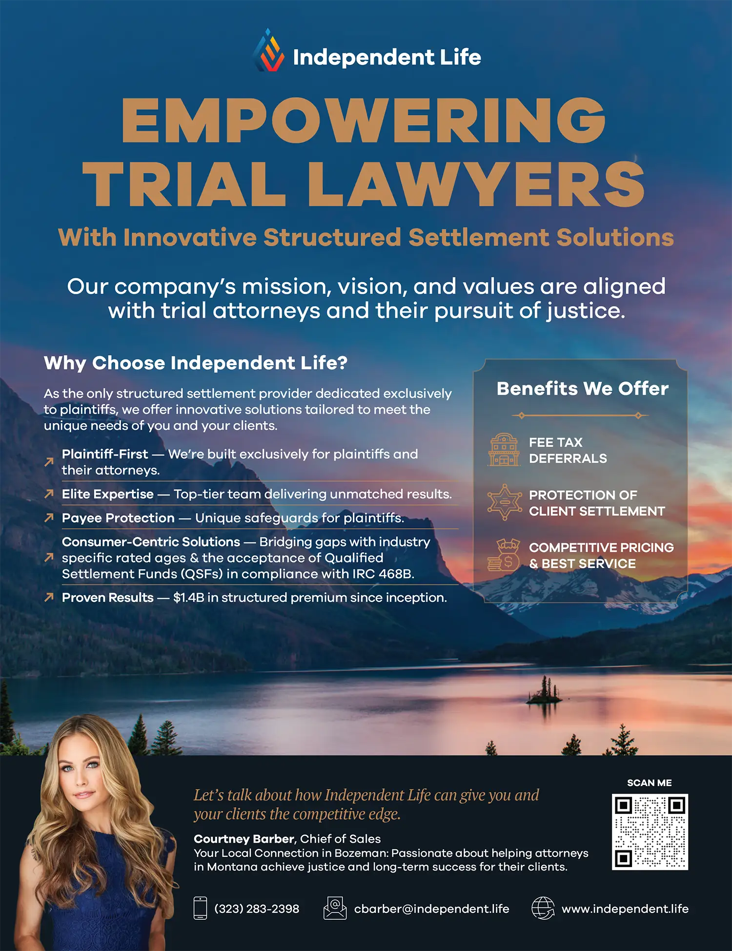 Independent Life magazine ad.